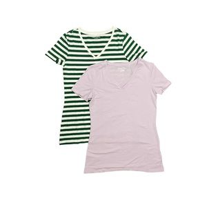 🚫SOLD🚫 2 “V” neck shirts